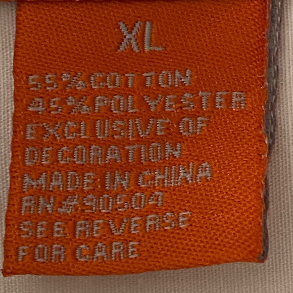 "B52" MEN’S WHITE GOLD EMBROIDERED DRESS SHIRT SIZE XL SKU1061 - Picture 6 of 6